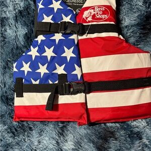 Bass Pro Shops Red, White, and Blue Kids Life Vest